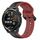 Per Huawei Watch GT Runner 22mm Convex Loop Cinturino in silicone bicolore (nero + rosso) Per Huawei Watch GT Runner 22mm Convex Loop Cinturino in silicone bicolore (nero + rosso)