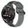 Per Huawei Watch GT Runner 22mm Convex Loop Cinturino in silicone bicolore (nero + grigio) Per Huawei Watch GT Runner 22mm Convex Loop Cinturino in silicone bicolore (nero + grigio)