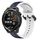 Per Huawei Watch GT Runner 22mm Convex Loop Cinturino in silicone bicolore (blu notte + bianco) Per Huawei Watch GT Runner 22mm Convex Loop Cinturino in silicone bicolore (blu notte + bianco)