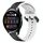 Per Huawei Watch 3 22mm Convex Loop Cinturino in silicone bicolore (nero + bianco) Per Huawei Watch 3 22mm Convex Loop Cinturino in silicone bicolore (nero + bianco)