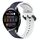 Per Huawei Watch 3 Cinturino in silicone bicolore con anello convesso da 22 mm (blu notte + bianco) Per Huawei Watch 3 Cinturino in silicone bicolore con anello convesso da 22 mm (blu notte + bianco)