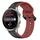 Per Huawei Watch 3 Pro 22mm Convex Loop Cinturino in silicone bicolore (nero + rosso) Per Huawei Watch 3 Pro 22mm Convex Loop Cinturino in silicone bicolore (nero + rosso)