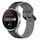 Per Huawei Watch 3 Pro 22mm Convex Loop Cinturino in silicone bicolore (nero + grigio) Per Huawei Watch 3 Pro 22mm Convex Loop Cinturino in silicone bicolore (nero + grigio)