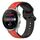 Per Huawei Watch 3 Pro 22mm Convex Loop Cinturino in silicone bicolore (rosso + nero) Per Huawei Watch 3 Pro 22mm Convex Loop Cinturino in silicone bicolore (rosso + nero)