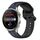 Per Huawei Watch 3 Pro 22mm Convex Loop Cinturino in silicone bicolore (blu notte + nero) Per Huawei Watch 3 Pro 22mm Convex Loop Cinturino in silicone bicolore (blu notte + nero)