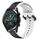 Per Huawei GT2 46mm 22mm Convex Loop Cinturino in silicone bicolore (nero + bianco) Per Huawei GT2 46mm 22mm Convex Loop Cinturino in silicone bicolore (nero + bianco)