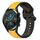 Per Huawei GT2 46mm 22mm Convex Loop Cinturino in silicone bicolore (giallo + nero) Per Huawei GT2 46mm 22mm Convex Loop Cinturino in silicone bicolore (giallo + nero)