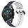 Per Huawei GT2 46mm 22mm Convex Loop Cinturino in silicone bicolore (blu notte + bianco) Per Huawei GT2 46mm 22mm Convex Loop Cinturino in silicone bicolore (blu notte + bianco)