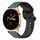 For Honor Watch GS 3 22mm Convex Loop Cinturino in silicone bicolore (verde oliva + nero) For Honor Watch GS 3 22mm Convex Loop Cinturino in silicone bicolore (verde oliva + nero)
