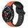 Per Honor Watch GS Pro 22mm Convex Loop Cinturino in silicone bicolore (arancione + nero) Per Honor Watch GS Pro 22mm Convex Loop Cinturino in silicone bicolore (arancione + nero)