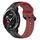 Per Honor Watch GS Pro 22mm Convex Loop Cinturino in silicone bicolore (nero + rosso) Per Honor Watch GS Pro 22mm Convex Loop Cinturino in silicone bicolore (nero + rosso)