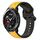 Per Honor Watch GS Pro 22mm Convex Loop Cinturino in silicone bicolore (giallo + nero) Per Honor Watch GS Pro 22mm Convex Loop Cinturino in silicone bicolore (giallo + nero)