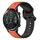 Per Honor Magic Watch 2 46mm 22mm Convex Loop Cinturino in silicone bicolore (arancione + nero) Per Honor Magic Watch 2 46mm 22mm Convex Loop Cinturino in silicone bicolore (arancione + nero)