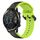 Per Honor Magic Watch 2 46mm 22mm Convex Loop Cinturino in silicone bicolore (nero + lime) Per Honor Magic Watch 2 46mm 22mm Convex Loop Cinturino in silicone bicolore (nero + lime)