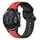 Per Honor Magic Watch 2 46mm 22mm Convex Loop Cinturino in silicone bicolore (rosso + nero) Per Honor Magic Watch 2 46mm 22mm Convex Loop Cinturino in silicone bicolore (rosso + nero)