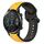 Per Honor Magic Watch 2 46mm 22mm Convex Loop Cinturino in silicone bicolore (giallo + nero) Per Honor Magic Watch 2 46mm 22mm Convex Loop Cinturino in silicone bicolore (giallo + nero)