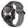 For Honor Watch Dream 22mm Convex Loop Cinturino in silicone bicolore (nero + grigio) For Honor Watch Dream 22mm Convex Loop Cinturino in silicone bicolore (nero + grigio)