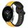 Per Xiaomi Watch S2 46mm 22mm Convex Loop Cinturino in silicone bicolore (giallo + nero) Per Xiaomi Watch S2 46mm 22mm Convex Loop Cinturino in silicone bicolore (giallo + nero)