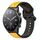 Per Xiaomi MI Watch S1 22mm Convex Loop Cinturino in silicone bicolore (giallo + nero) Per Xiaomi MI Watch S1 22mm Convex Loop Cinturino in silicone bicolore (giallo + nero)