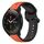 Per Xiaomi MI Watch S1 Pro 22mm Convex Loop Cinturino in silicone bicolore (arancione + nero) Per Xiaomi MI Watch S1 Pro 22mm Convex Loop Cinturino in silicone bicolore (arancione + nero)
