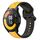 Per Xiaomi Watch S1 Active 22mm Convex Loop Cinturino in silicone bicolore (giallo + nero) Per Xiaomi Watch S1 Active 22mm Convex Loop Cinturino in silicone bicolore (giallo + nero)