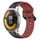 Per Xiaomi MI Watch Color 2 22mm Convex Loop Cinturino in silicone bicolore (nero + rosso) Per Xiaomi MI Watch Color 2 22mm Convex Loop Cinturino in silicone bicolore (nero + rosso)