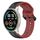 Per Xiaomi MI Watch Sport 22mm Convex Loop Cinturino in silicone bicolore (nero + rosso) Per Xiaomi MI Watch Sport 22mm Convex Loop Cinturino in silicone bicolore (nero + rosso)