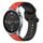 Per Xiaomi MI Watch Color 22mm Convex Loop Cinturino in silicone bicolore (rosso + nero) Per Xiaomi MI Watch Color 22mm Convex Loop Cinturino in silicone bicolore (rosso + nero)
