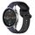 Per Xiaomi MI Watch Color 22mm Convex Loop Cinturino in silicone bicolore (blu notte + nero) Per Xiaomi MI Watch Color 22mm Convex Loop Cinturino in silicone bicolore (blu notte + nero)