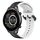 Per Xiaomi Haylou RT2 LS10 22mm Convex Loop Cinturino in silicone bicolore (nero + bianco) Per Xiaomi Haylou RT2 LS10 22mm Convex Loop Cinturino in silicone bicolore (nero + bianco)