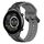 Per Xiaomi Haylou RT2 LS10 22mm Convex Loop Cinturino in silicone bicolore (nero + grigio) Per Xiaomi Haylou RT2 LS10 22mm Convex Loop Cinturino in silicone bicolore (nero + grigio)
