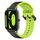Per Xiaomi Haylou RS4 LS12 22mm Convex Loop Cinturino in silicone bicolore (nero + lime) Per Xiaomi Haylou RS4 LS12 22mm Convex Loop Cinturino in silicone bicolore (nero + lime)
