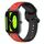 Per Xiaomi Haylou RS4 LS12 22mm Convex Loop Cinturino in silicone bicolore (rosso + nero) Per Xiaomi Haylou RS4 LS12 22mm Convex Loop Cinturino in silicone bicolore (rosso + nero)