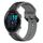 Per Garmin Forerunner 265 22mm Convex Loop Cinturino in silicone bicolore (nero + grigio) Per Garmin Forerunner 265 22mm Convex Loop Cinturino in silicone bicolore (nero + grigio)