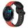 Per Garmin Forerunner 265 22mm Convex Loop Cinturino in silicone bicolore (rosso + nero) Per Garmin Forerunner 265 22mm Convex Loop Cinturino in silicone bicolore (rosso + nero)