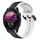 Per Garmin Forerunner 255 22mm Convex Loop Cinturino in silicone bicolore (nero + bianco) Per Garmin Forerunner 255 22mm Convex Loop Cinturino in silicone bicolore (nero + bianco)