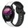 Per Garmin Forerunner 255 Music 22mm Convex Loop Cinturino in silicone bicolore (bianco + nero) Per Garmin Forerunner 255 Music 22mm Convex Loop Cinturino in silicone bicolore (bianco + nero)