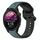 Per Garmin Forerunner 255 Music 22mm Convex Loop Cinturino in silicone bicolore (verde oliva + nero) Per Garmin Forerunner 255 Music 22mm Convex Loop Cinturino in silicone bicolore (verde oliva + nero)