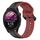 Per Garmin Forerunner 255 Music 22mm Convex Loop Cinturino in silicone bicolore (nero + rosso) Per Garmin Forerunner 255 Music 22mm Convex Loop Cinturino in silicone bicolore (nero + rosso)