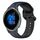 Per Garmin Venu 2 22mm Convex Loop cinturino in silicone bicolore (blu notte + nero) Per Garmin Venu 2 22mm Convex Loop cinturino in silicone bicolore (blu notte + nero)