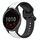 Per Garmin Vivoactive4 22mm Convex Loop Cinturino in silicone bicolore (bianco + nero)