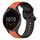 Per Garmin Vivoactive4 22mm Convex Loop Cinturino in silicone bicolore (arancione + nero) Per Garmin Vivoactive4 22mm Convex Loop Cinturino in silicone bicolore (arancione + nero)