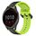 Per Garmin Vivoactive4 22mm Convex Loop Cinturino in silicone bicolore (nero + lime) Per Garmin Vivoactive4 22mm Convex Loop Cinturino in silicone bicolore (nero + lime)