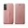 Per Samsung Galaxy S23 5G Custodia in pelle magnetica con trama retrò (rosa) Per Samsung Galaxy S23 5G Custodia in pelle magnetica con trama retrò (rosa)