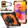Per Huawei MatePad SE 11 2024 Custodia per tablet PC ibrida in silicone con robot a contrasto di colore (nero arancione) Per Huawei MatePad SE 11 2024 Custodia per tablet PC ibrida in silicone con robot a contrasto di colore (nero arancione)