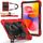 Per Huawei MatePad SE 11 2024 Custodia per tablet PC ibrida in silicone con robot a contrasto di colore (rosso nero) Per Huawei MatePad SE 11 2024 Custodia per tablet PC ibrida in silicone con robot a contrasto di colore (rosso nero)