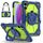 Per Xiaomi Poco Pad 12.1 Custodia per tablet PC ibrido in silicone con robot a contrasto di colore (blu navy, giallo e verde) Per Xiaomi Poco Pad 12.1 Custodia per tablet PC ibrido in silicone con robot a contrasto di colore (blu navy, giallo e verde)