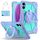 Per Xiaomi Poco Pad 12.1 Custodia per tablet PC ibrido in silicone con robot a contrasto (viola, verde menta) Per Xiaomi Poco Pad 12.1 Custodia per tablet PC ibrido in silicone con robot a contrasto (viola, verde menta)