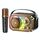 WK WD-03 Honey Mini altoparlante Bluetooth portatile con luce RGB (nero)