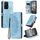 Custodia per telefono in pelle goffrata Totem Global Skin Feel per Honor 200 Lite (blu) Custodia per telefono in pelle goffrata Totem Global Skin Feel per Honor 200 Lite (blu)
